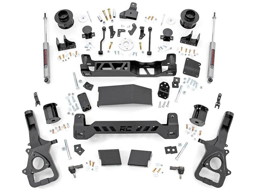 5" 2019-2024 Dodge Ram 1500 4WD (w/factory air ride suspension) Lift Kit by Rough Country