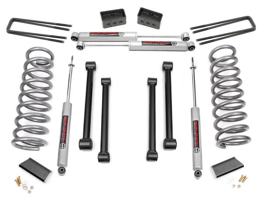 3" Front & 3" Rear Suspension Lift Kit For 1994-2001 Dodge Ram 1500 4WD/2WD - 30 Piece Set