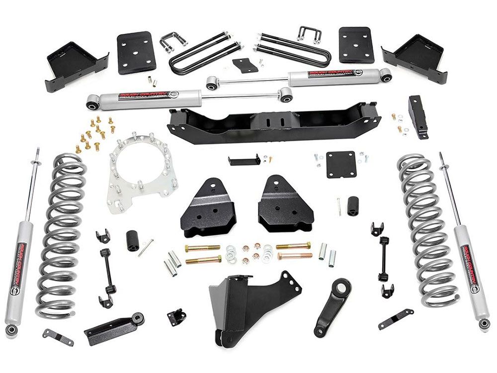 6" 2017-2022 Ford F250/F350 4WD (w/diesel engine & factory overloads) Lift Kit by Rough Country