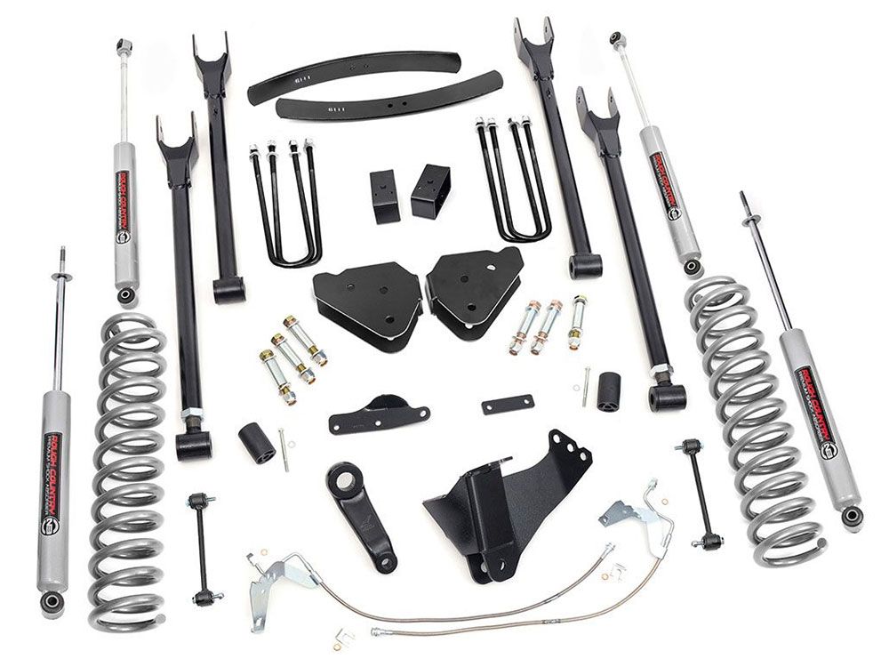 6" 2008-2010 Ford F250/F350 Diesel 4WD 4-Link Lift Kit by Rough Country