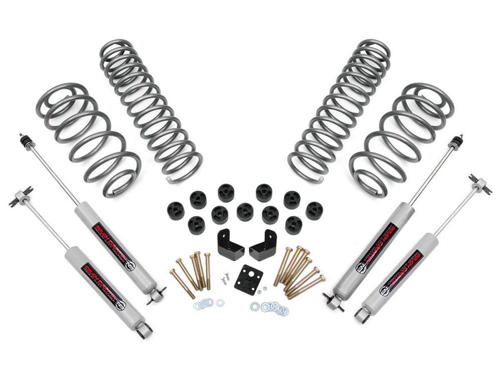 3.75" 1997-2006 Jeep Wrangler TJ (w/4 cylinder engine) 4wd Combo Lift Kit by Rough Country