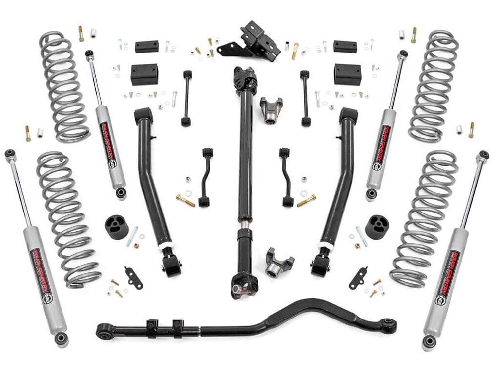 3.5" 2018-2023 Jeep Wrangler JL (2-door) 4WD Stage 2 Lift Kit (w/control arms) by Rough Country