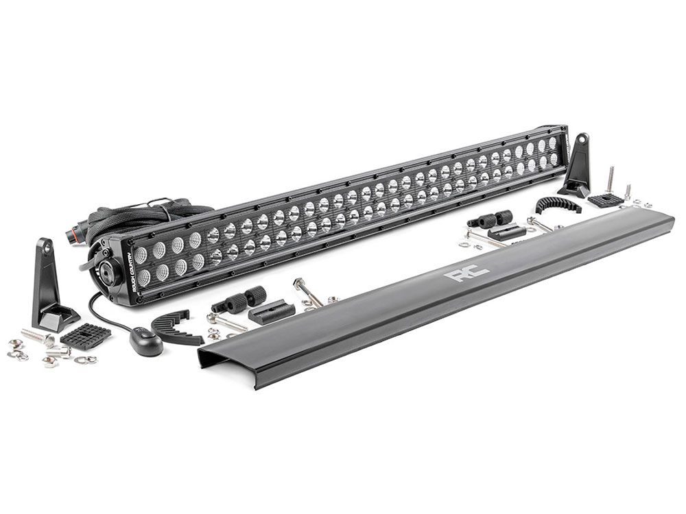 30" Cree LED Light Bar - (Dual Row | Black Series) by Rough Country