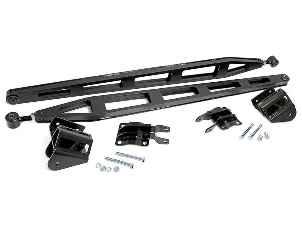 Titan XD 2016-2021 Nissan Crew Cab 4wd (w/ 6" Lift) - Rear Traction Bars by Rough Country