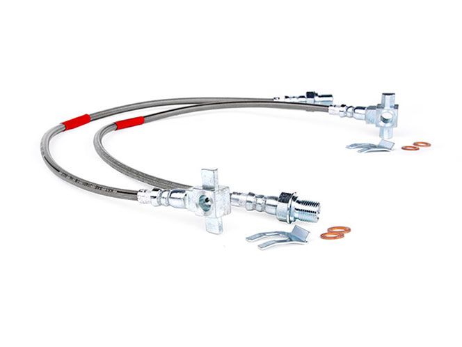 Suburban 1/2 & 3/4 ton 1971-1978 Chevy/GMC 4wd (w/4-6" Lift) - Front Brake Line Kit by Rough Country