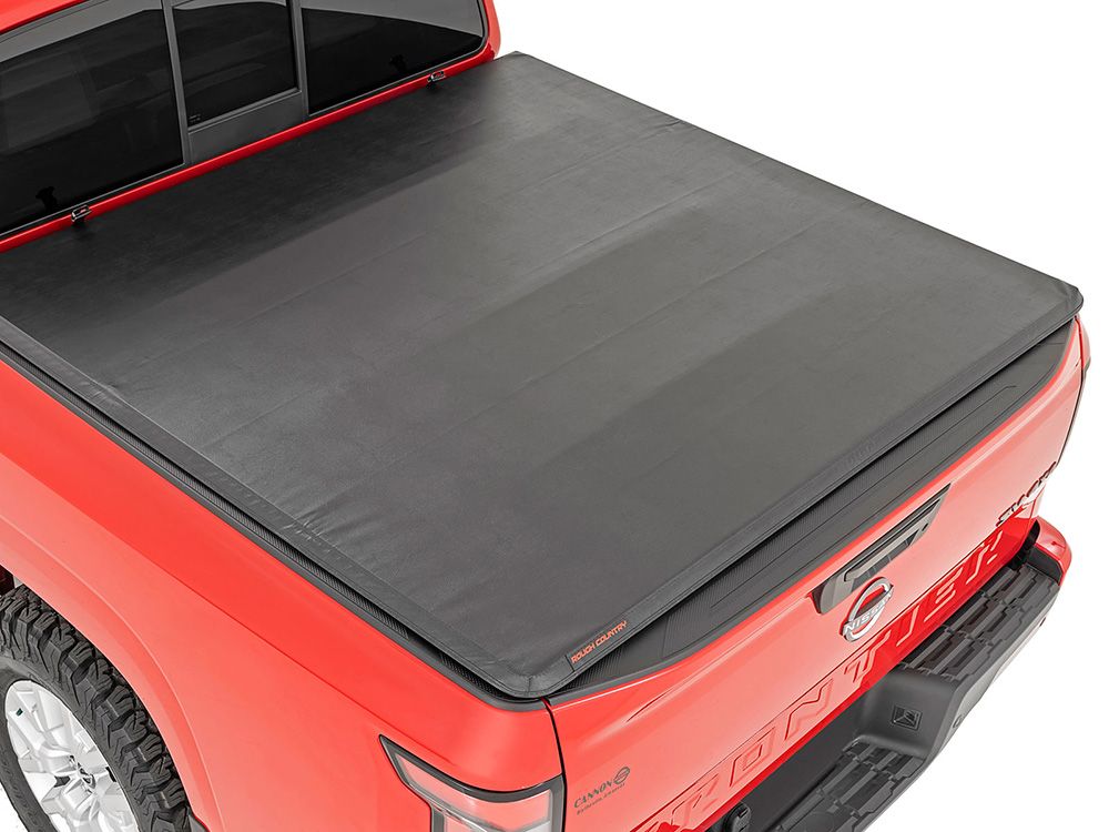 2005-2023 Nissan Frontier (with 5' bed) Soft Tri-Fold Tonneau Cover by Rough Country