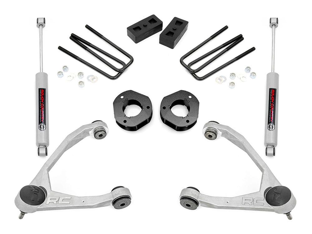 3.5" 2007-2018 Chevy Silverado 1500 2WD Lift Kit by Rough Country