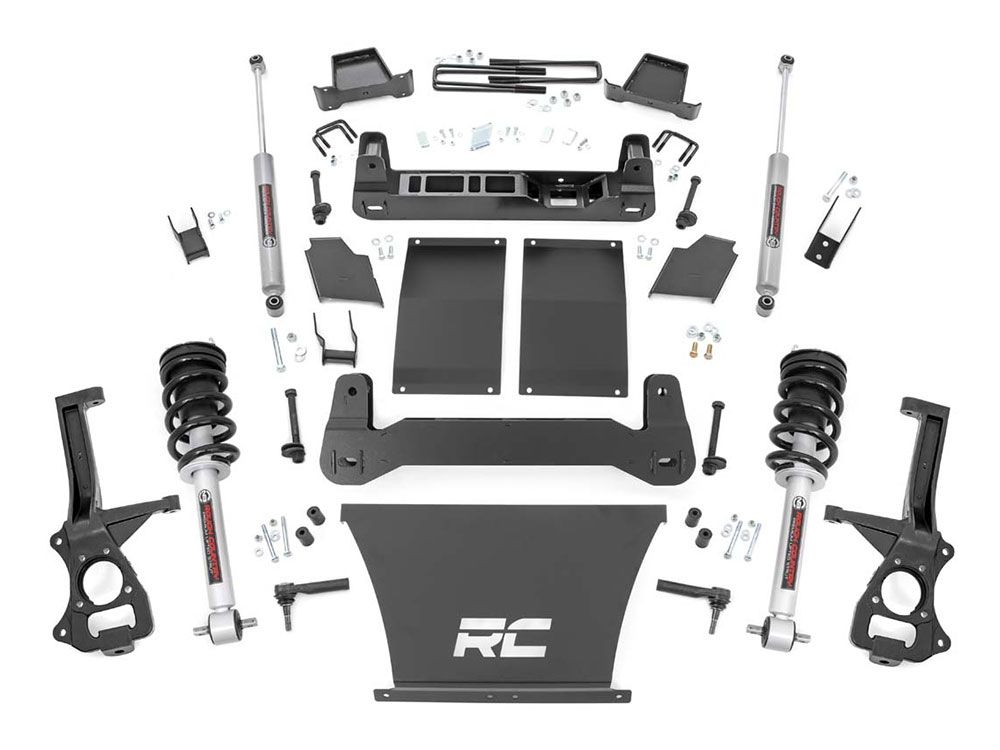 6" 2019-2023 Chevy Silverado 1500 4wd Lift Kit (w/lifted struts) by Rough Country