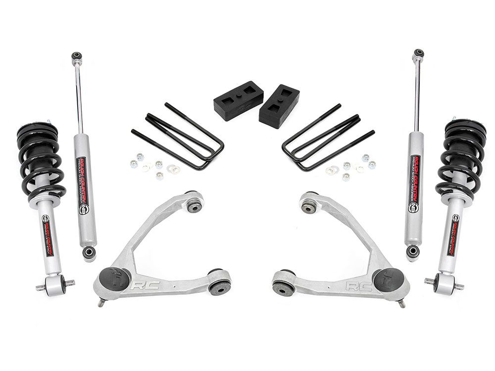 3.5" 2007-2013 GMC Sierra 1500 2WD Lift Kit by Rough Country