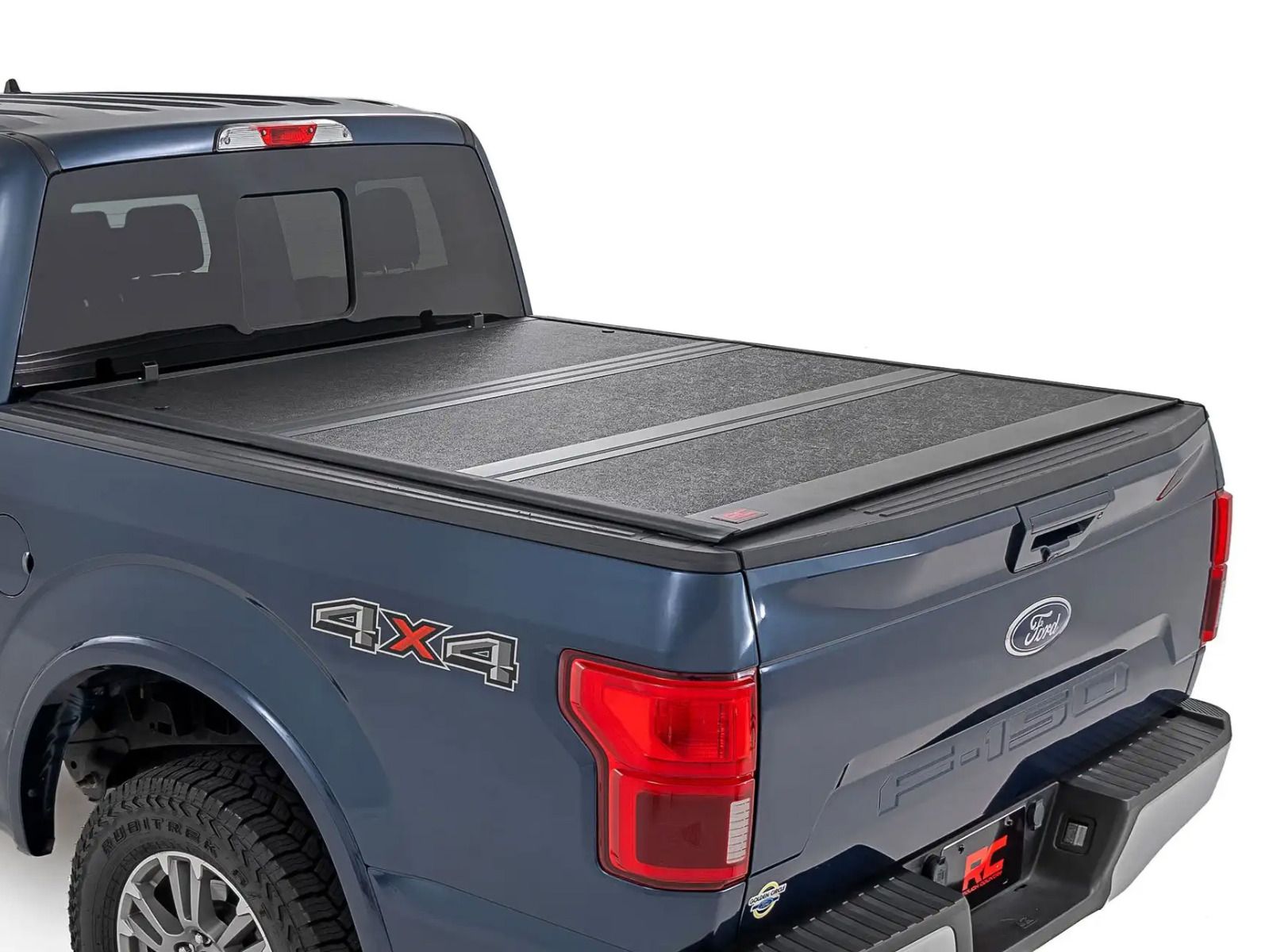 2021-2024 Ford F150 (with 5' 7" bed) Hard Tri-Fold Tonneau Cover by Rough Country