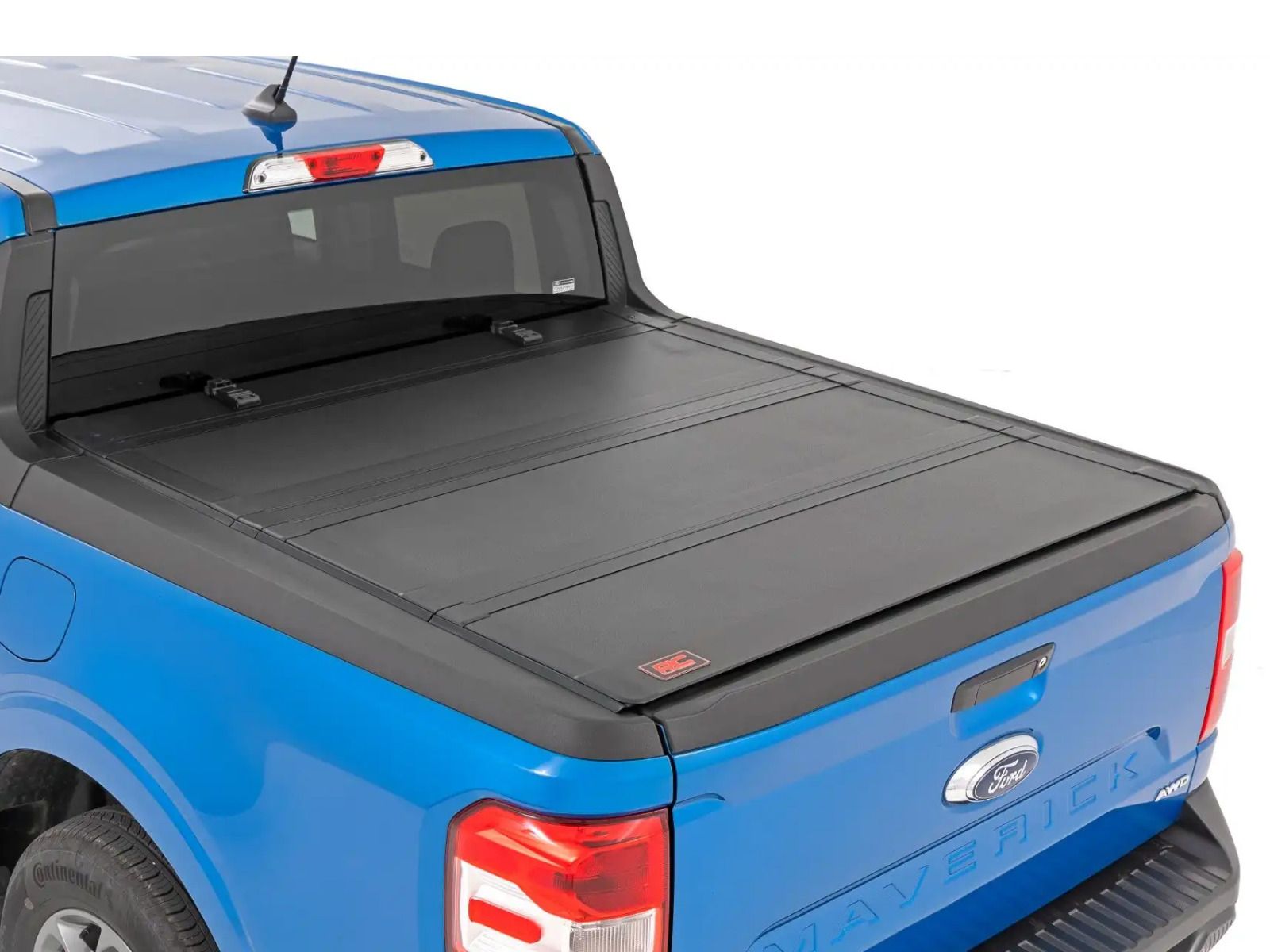 2022-2024 Ford Maverick (w/4' 6" bed) Hard Tri-Fold Flip Up Tonneau Cover by Rough Country