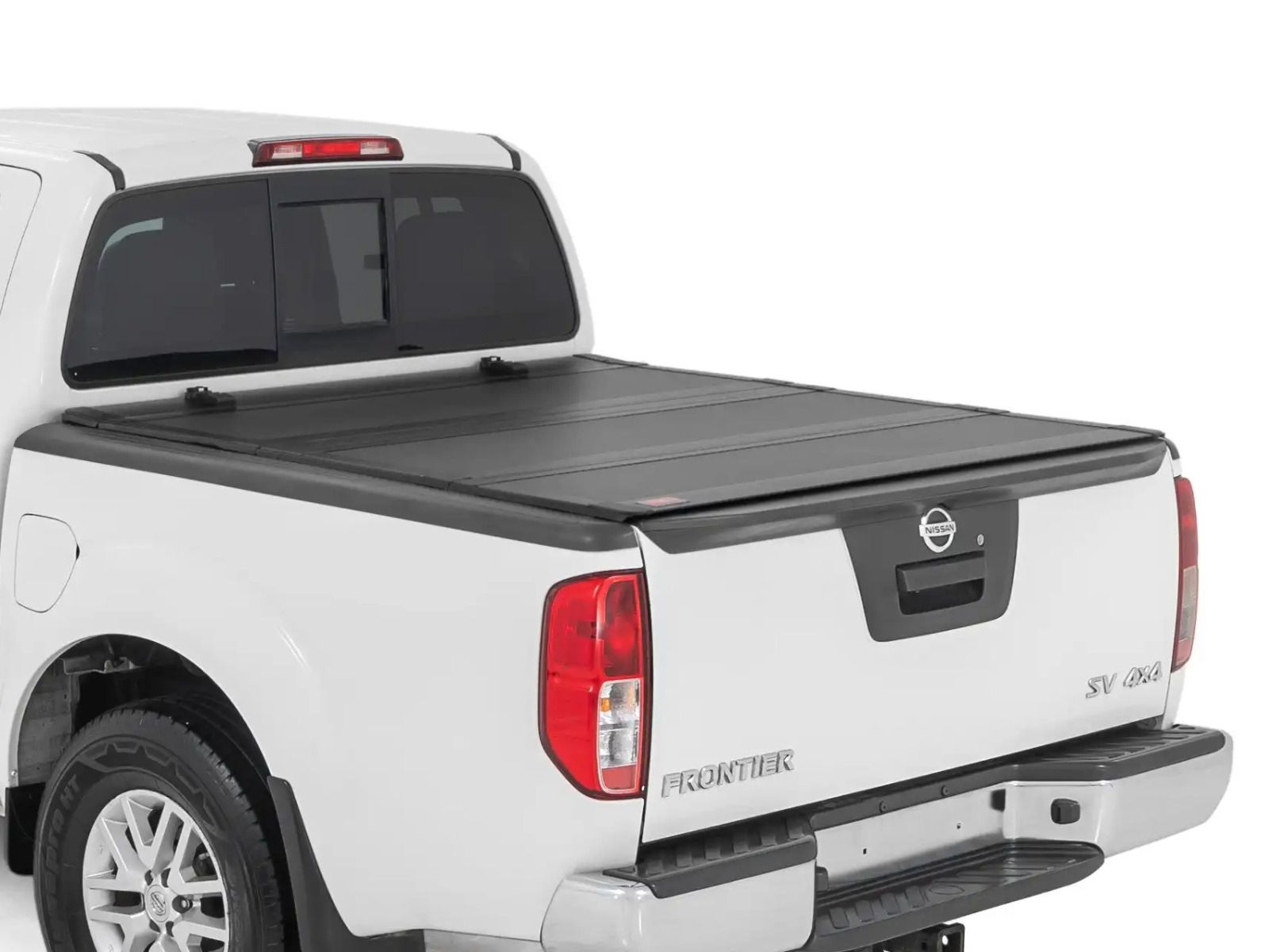 2005-2021 Nissan Frontier (w/5' bed) Hard Tri-Fold Flip Up Tonneau Cover by Rough Country
