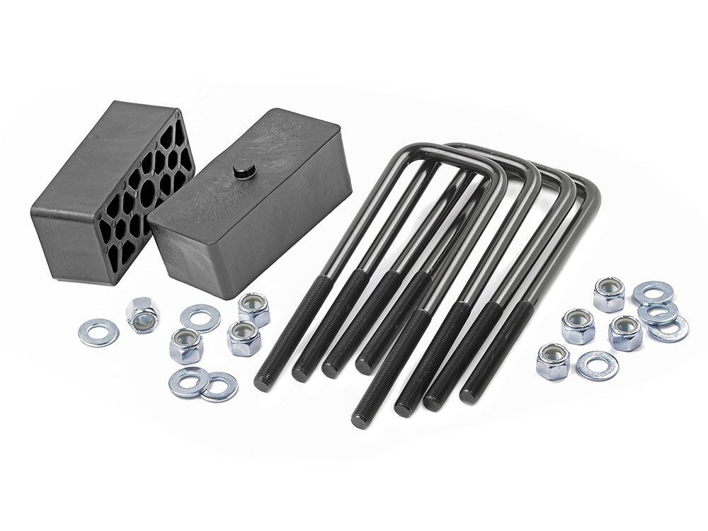 2" 2005-2023 Toyota Tacoma 4wd & 2wd Block and U-Bolt Kit by Rough Country