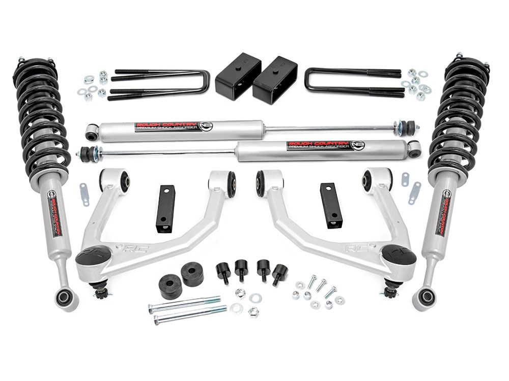 3.5" 2007-2021 Toyota Tundra 4wd & 2wd Lift Kit (w/lifted struts) by Rough Country