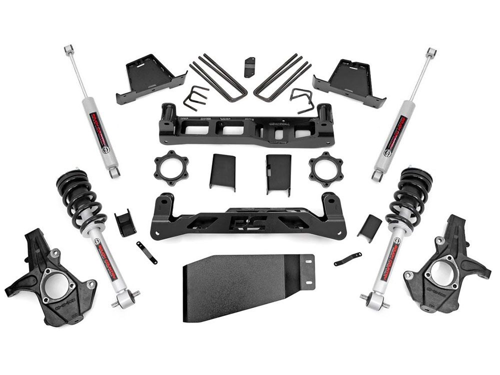 7.5" 2007-2013 Chevy Silverado 1500 4wd Lift Kit (w/lifted struts) by Rough Country