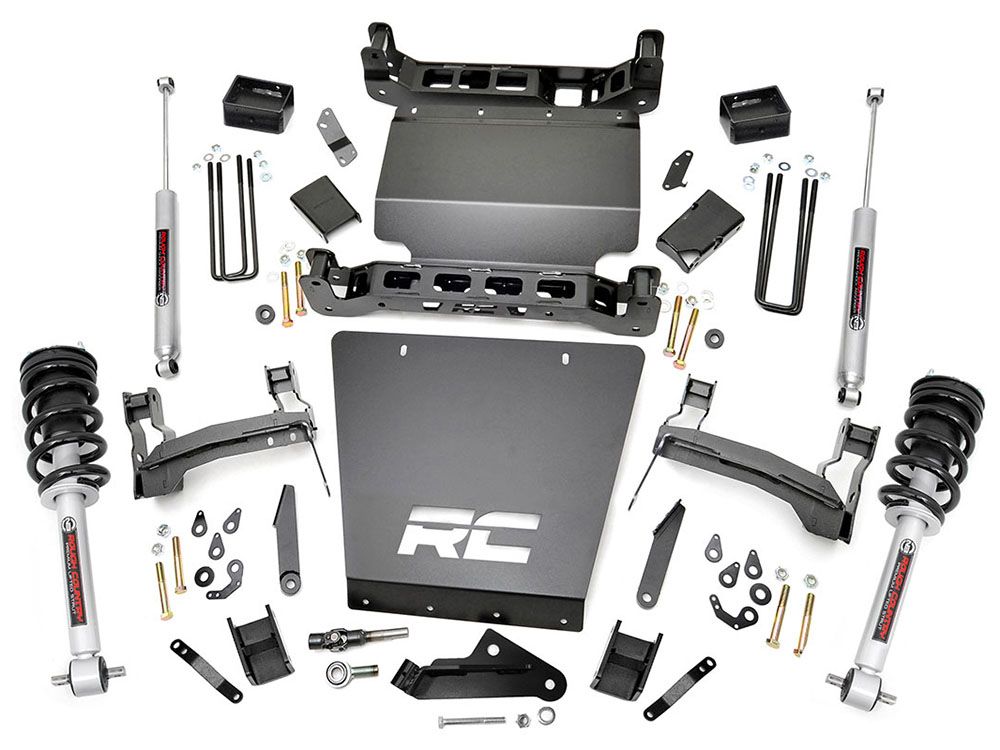 5" 2014-2018 GMC Sierra 1500 4WD Lift Kit (w/Lifted N3 Struts) by Rough Country