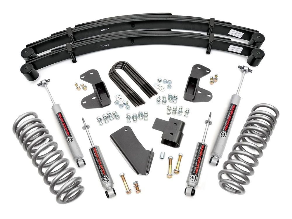 2.5" 1980-1996 Ford F150 4WD Lift Kit (w/Rear Leaf springs) by Rough Country