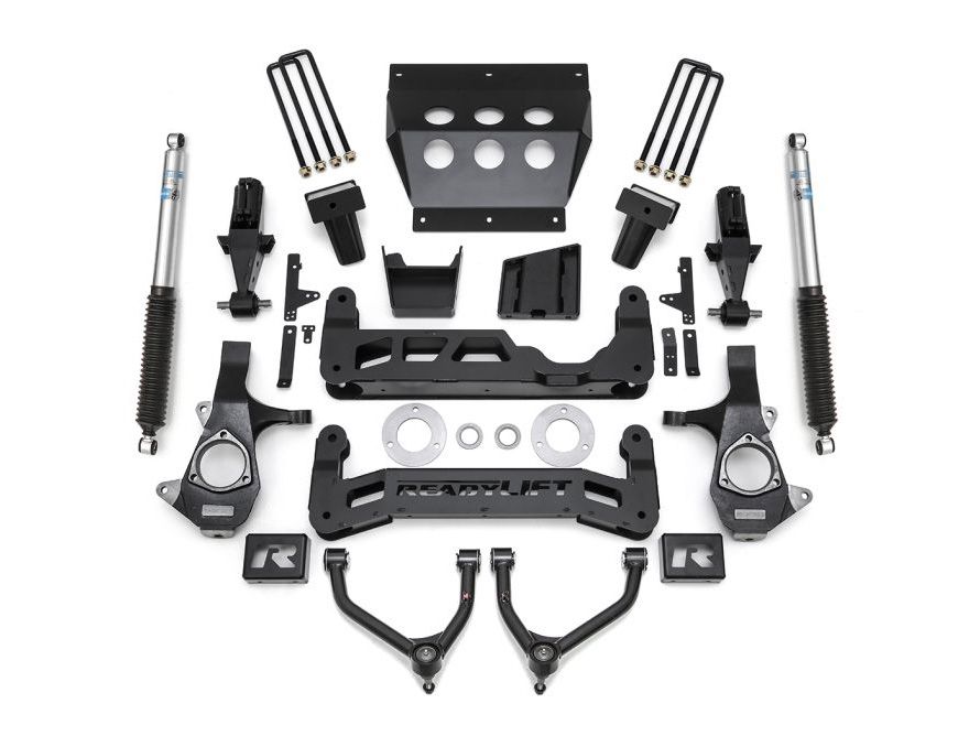 7" Sierra 1500 2014-2018 GMC 4wd (w/factory stamped steel control arms) Lift Kit (w/Bilstein Shocks) by ReadyLift