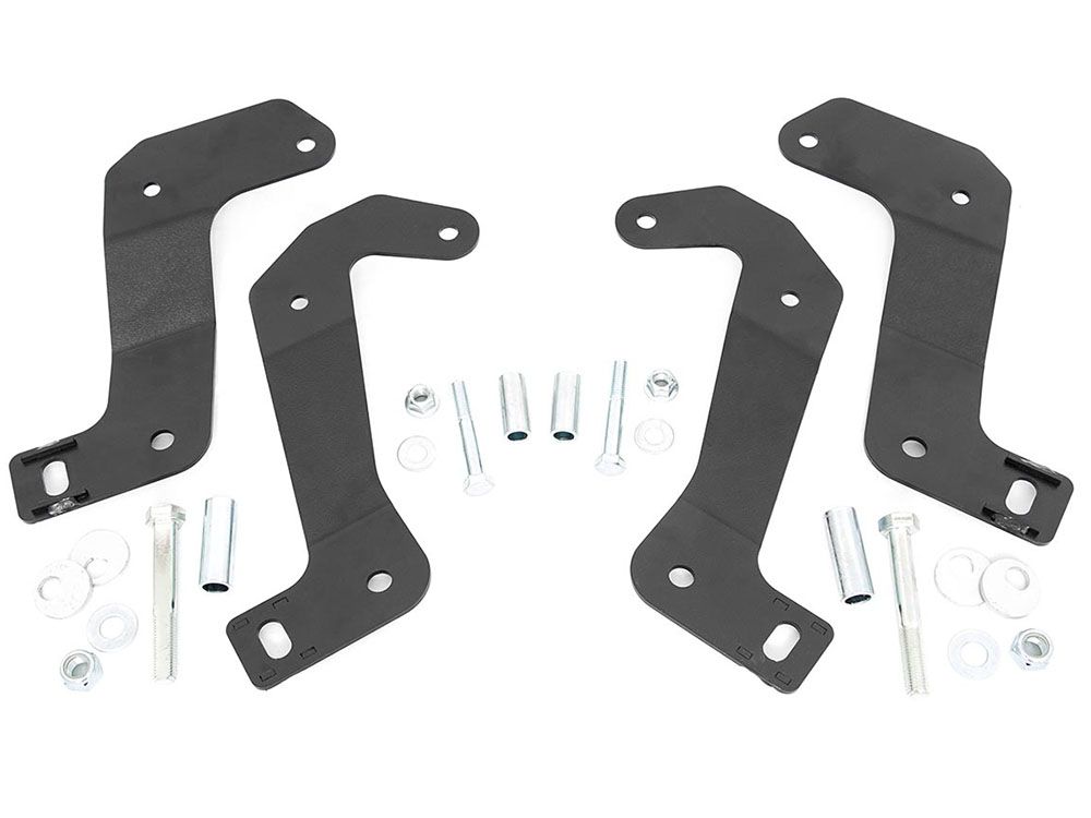 Jeep Wrangler JL (2-door) 2018-2023 4wd Control Arm Relocation Brackets (front) by Rough Country
