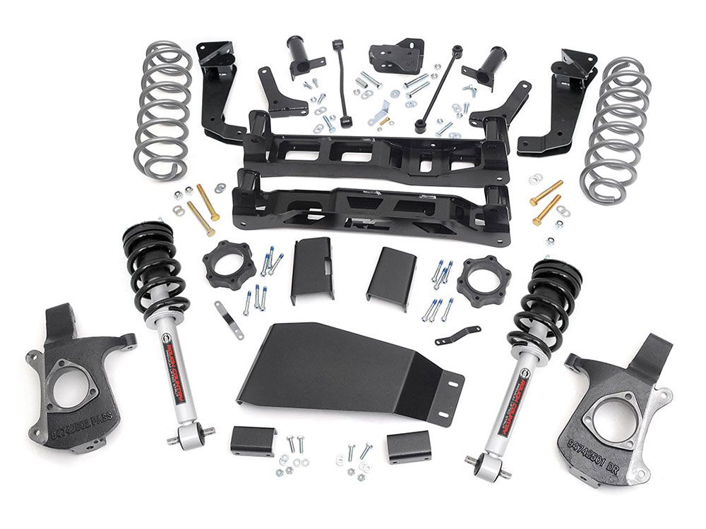 7.5" 2007-2013 Chevy Tahoe 4wd & 2wd Lift Kit (w/lifted struts) by Rough Country