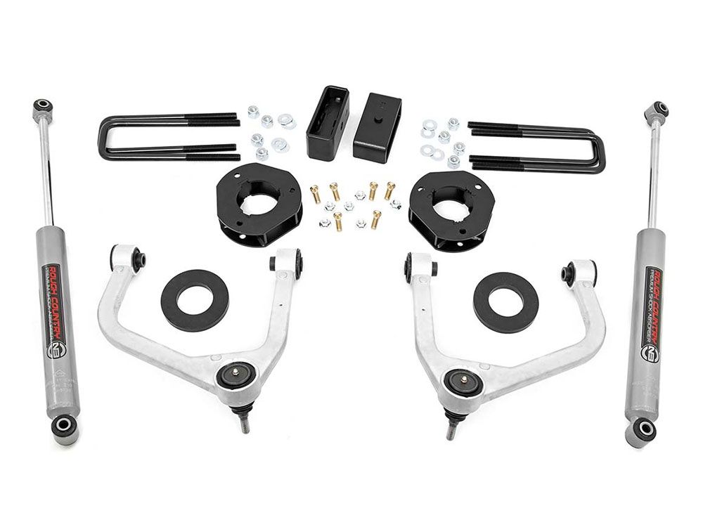 3.5" 2019-2024 Chevy Silverado 1500 4wd & 2wd Lift Kit by Rough Country