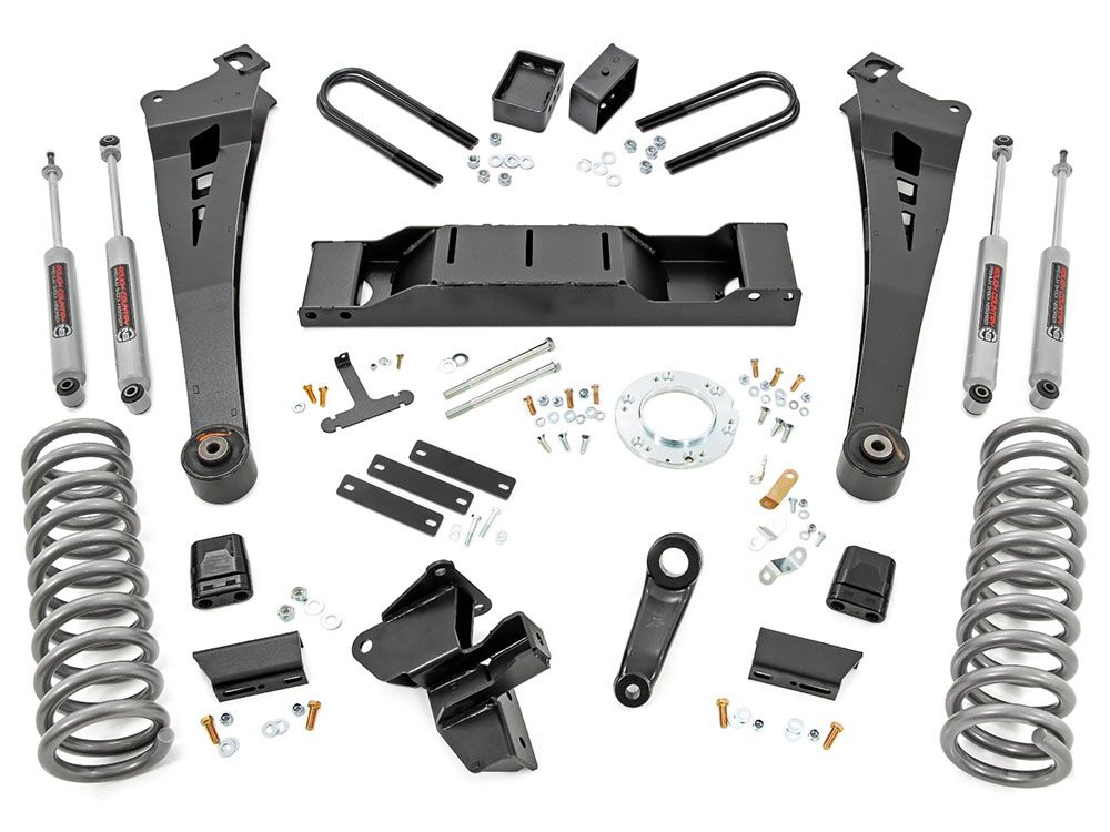5" 2019-2023 Dodge Ram 3500 Diesel 4WD Radius Arm Suspension Lift Kit by Rough Country