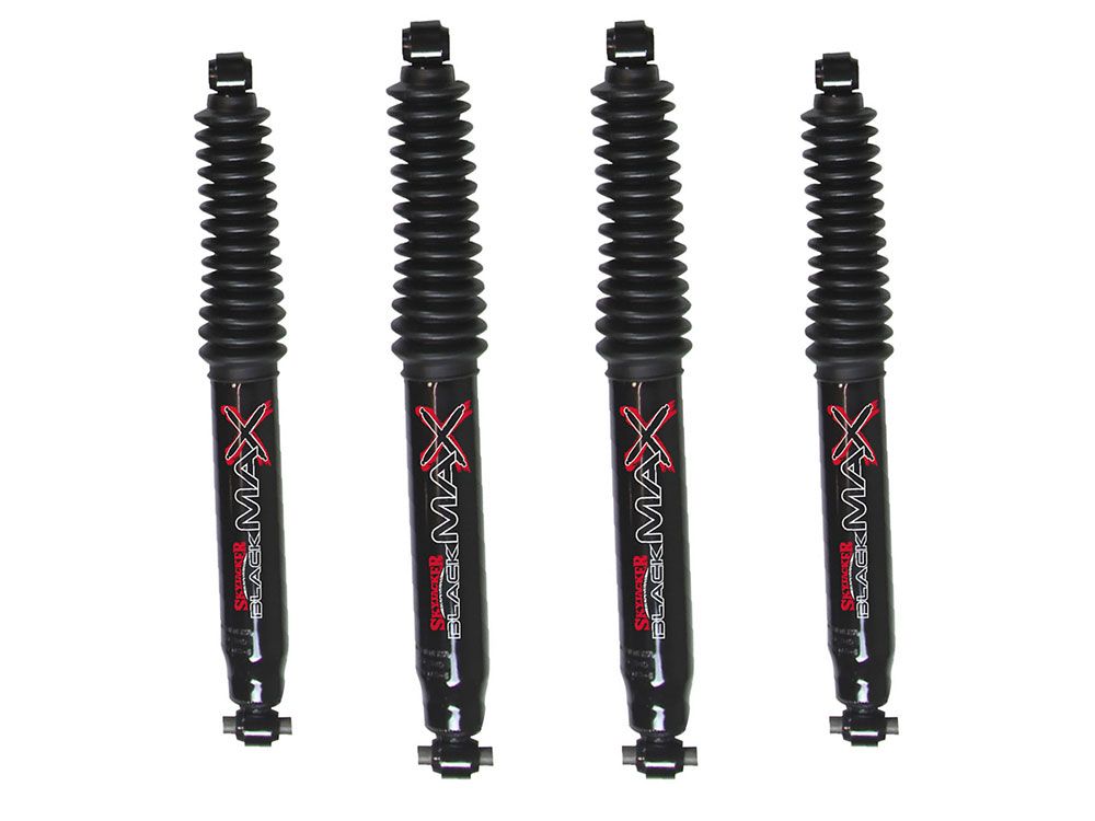 Suburban 1/2 ton & 3/4 ton 1973-1991 GMC 4wd (with 6-8" lift) - Skyjacker Black Max Shocks (set of 4)