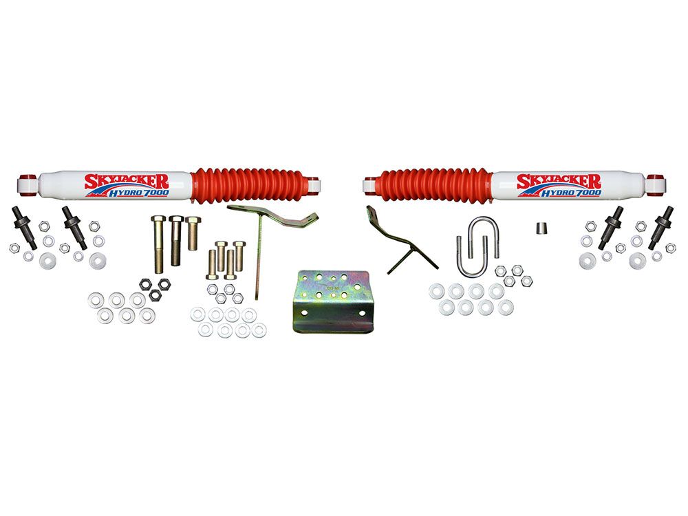 Ram 2500/3500 2003-2008 Dodge 4WD Dual Steering Stabilizer Kit by Skyjacker