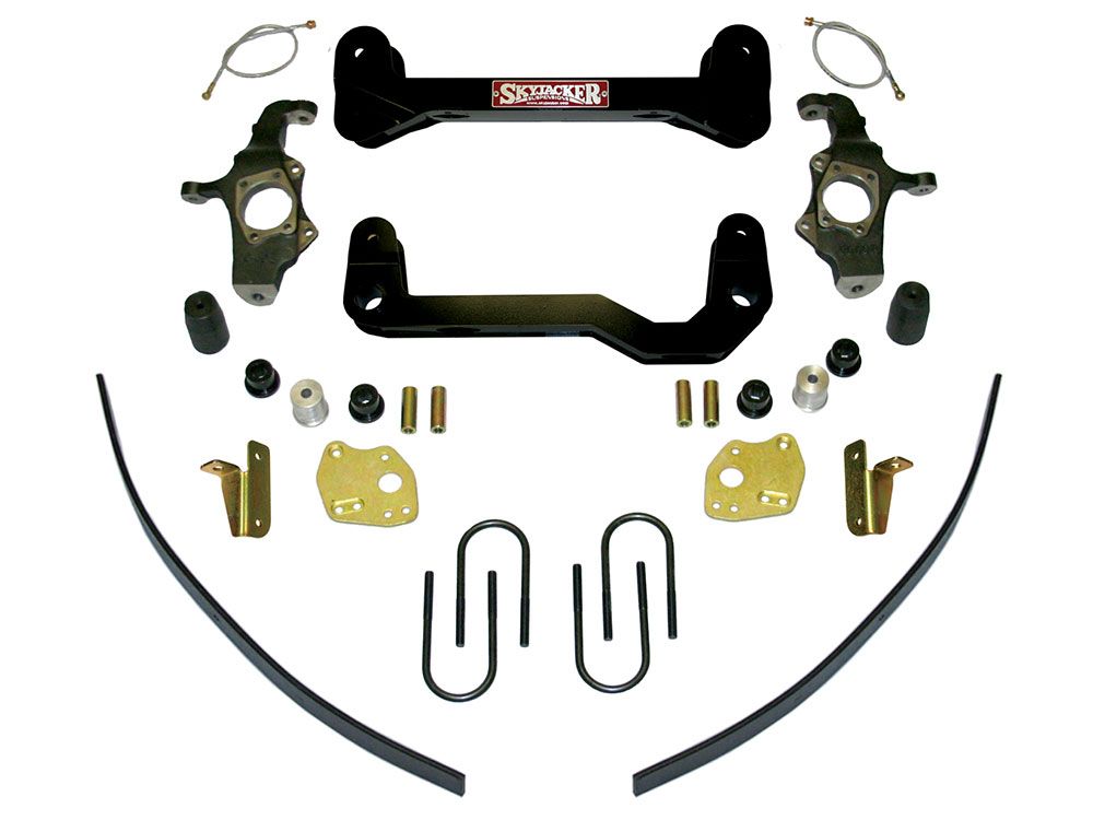 4" 2004-2012 GMC Canyon 2WD Lift Kit (w/rear add-a-leafs) by Skyjacker