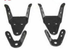 Front Bumper Brackets For Ford F250 Highboy 4x4 & F350 2x4 1973-1977 – Vintage