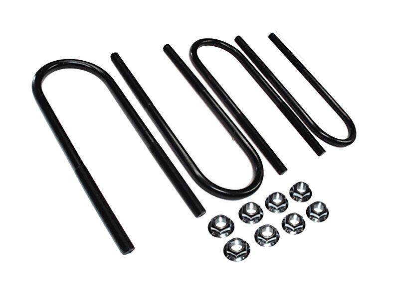 F350 Dually 1999-2010 Ford (w/overloads) - Rear U-Bolt Kit (fits w/2" lift blocks) by Skyjacker