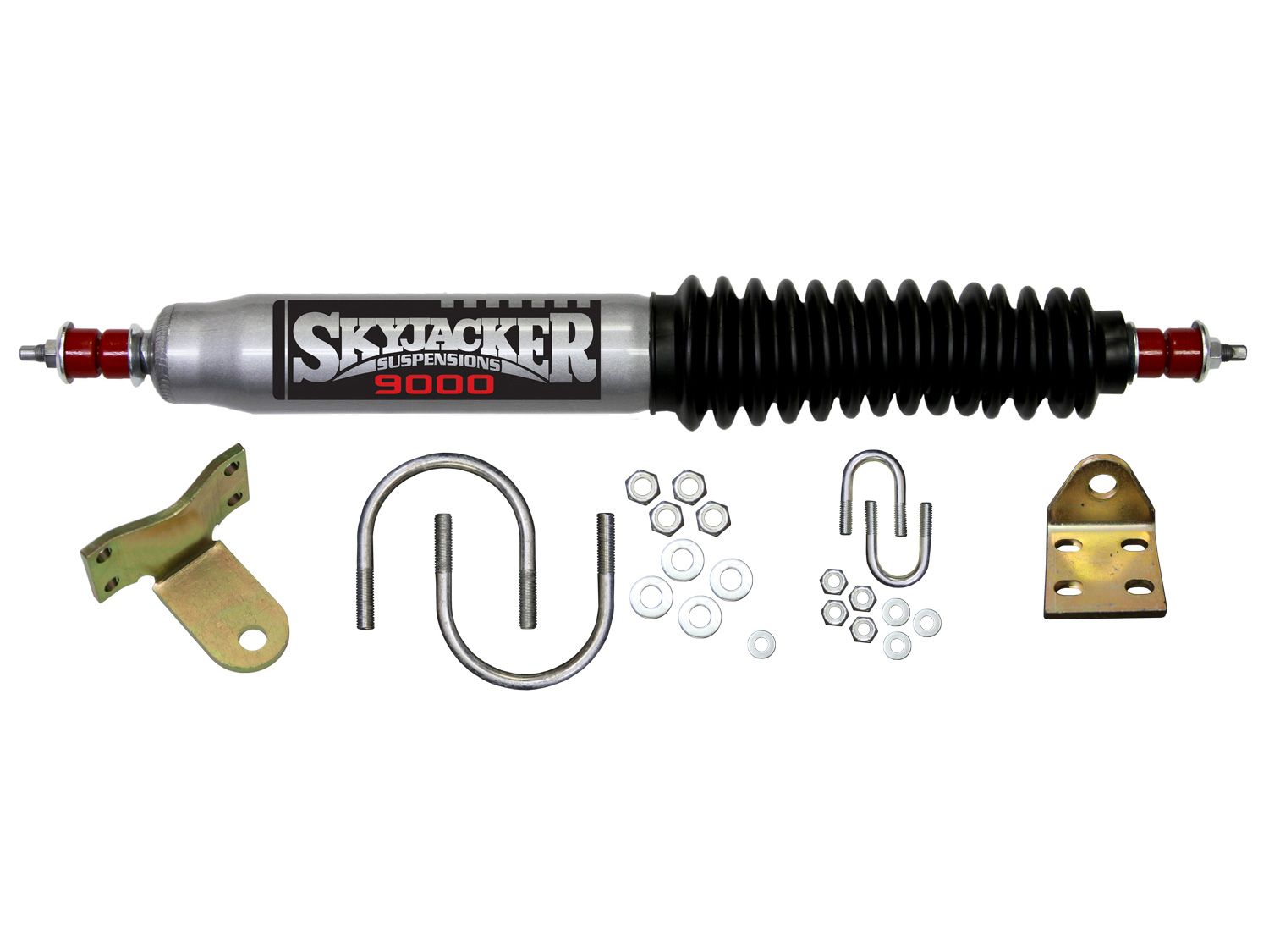 Ramcharger 1974-1993 Dodge 4WD Silver 9000 Steering Stabilizer Kit by Skyjacker