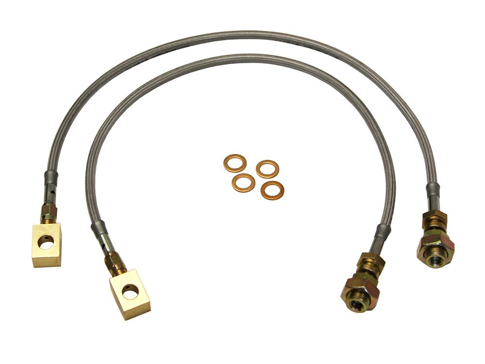 Pickup 1/2 & 3/4 1970-1972 Chevy/GMC 4wd (w/ 3-4" Lift & disc brakes) - Front Brake Lines by Skyjacker