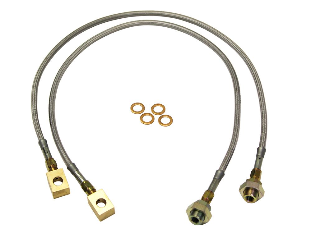 Pickup 1/2 & 3/4 ton 1970-1972 Chevy/GMC 4wd (w/ 6-8" Lift and disc brakes) - Front Brake Lines by Skyjacker