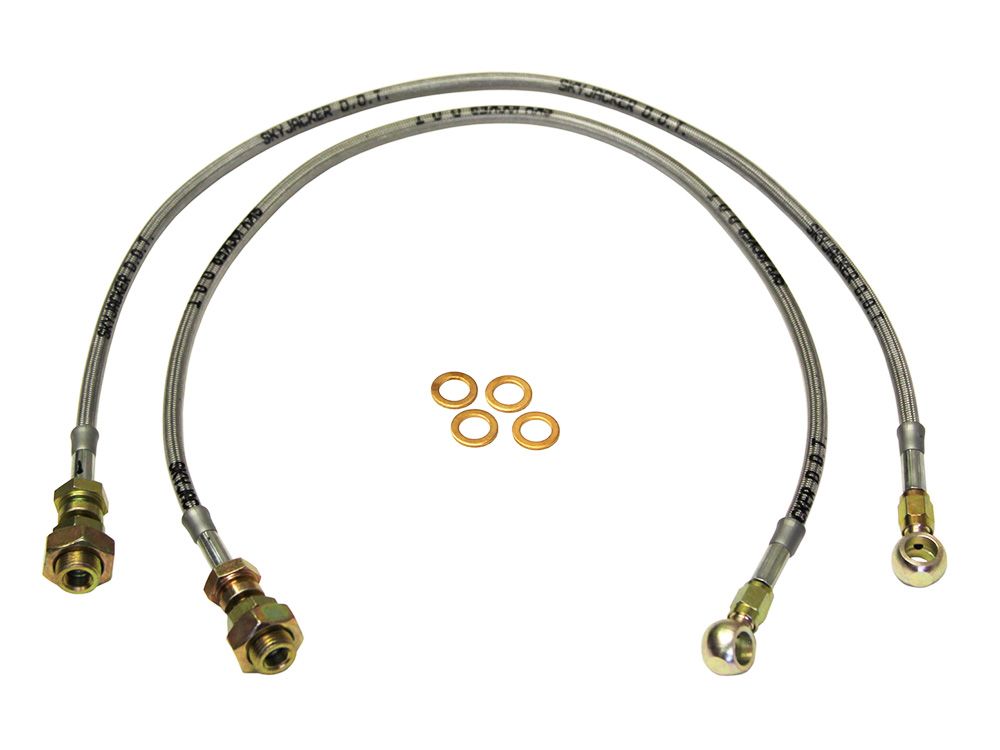 3/4 & 1 ton Pickup 1970-1978 Chevy/GMC 4wd (w/ 3-4" Lift) - Front Brake Lines by Skyjacker