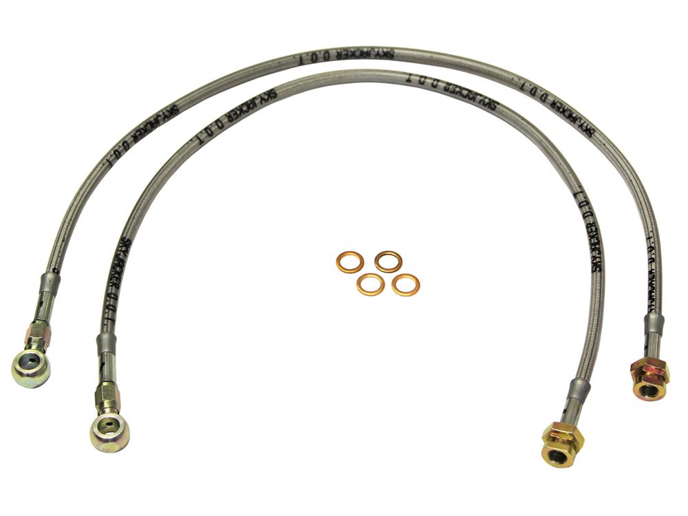 3/4 & 1 ton Pickup 1979-1987 Chevy/GMC 4wd (w/ 6-8" Lift) - Front Brake Lines by Skyjacker