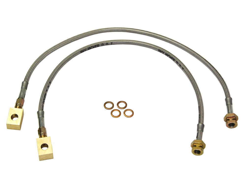 CJ5/CJ7 1976-1981 Jeep 4wd (w/disc brakes & 3-5" Lift) - Front Brake Lines by Skyjacker