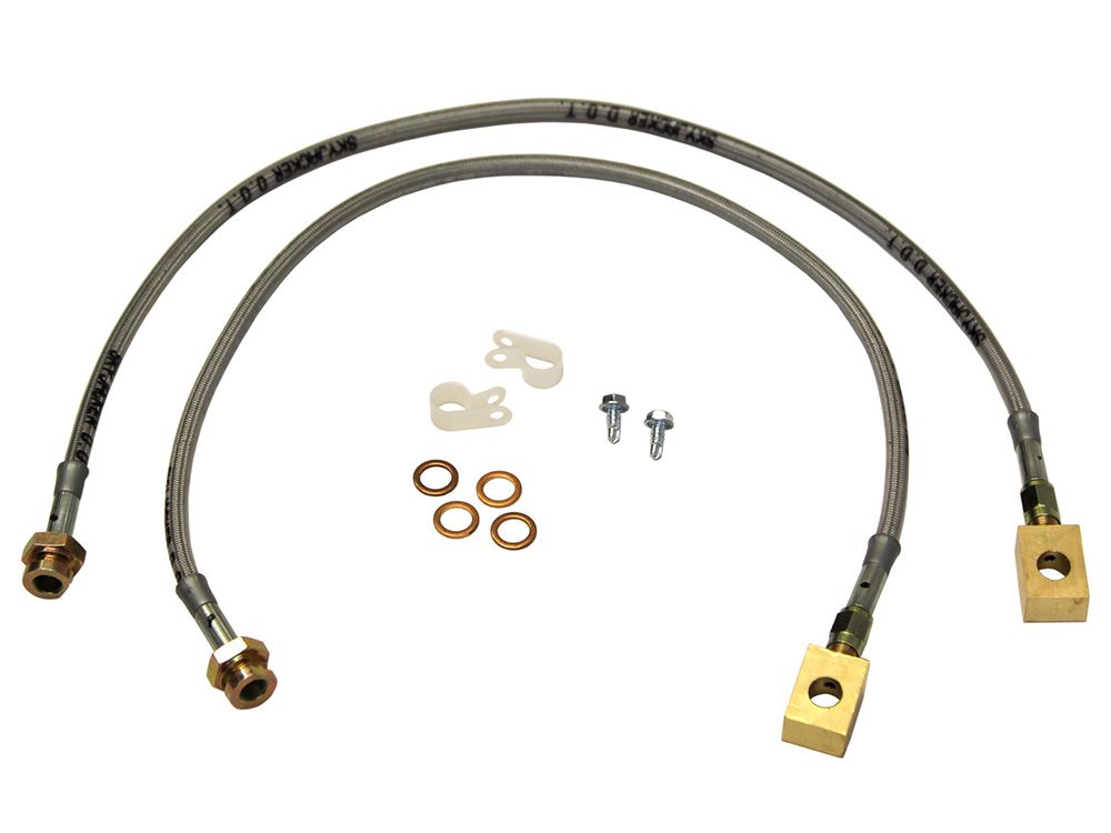 Wrangler YJ 1987-1996 Jeep 4wd(w/ 3.5-6" Lift) - Front Brake Lines by Skyjacker