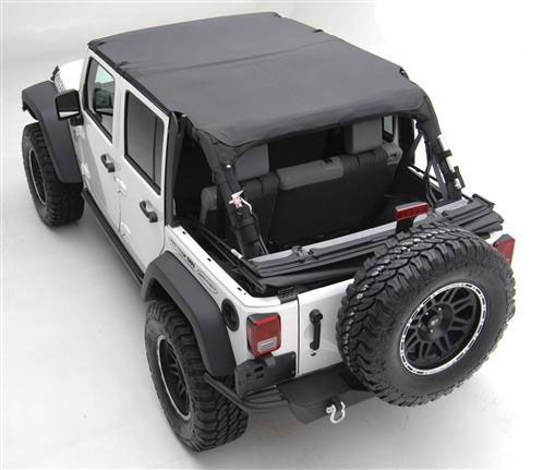 JK 2010-2018 Jeep Unlimited Black Diamond Extended Top (4 dr) by Smittybilt