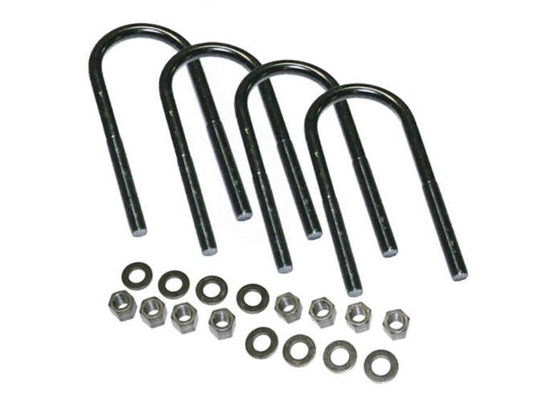 Pickup 3/4 ton 4wd 1973-1987 Chevy/GMC - Rear U-Bolt Kit (fits w/no aftermarket lift blocks)