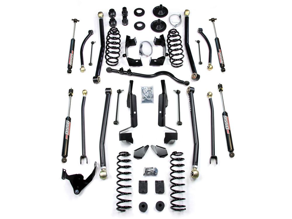 4" 2007-2018 Jeep Wrangler JK 4WD (4dr) Elite LCG Long Arm Lift Kit w/ Shocks by Teraflex