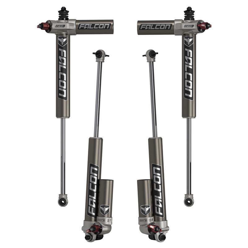 Wrangler JK Unlimited Jeep 2007-2018 (4door) w/ 1.5-2.5" Lift - Falcon 3.3 Fast Adjustable Piggyback Shock Kit by Teraflex