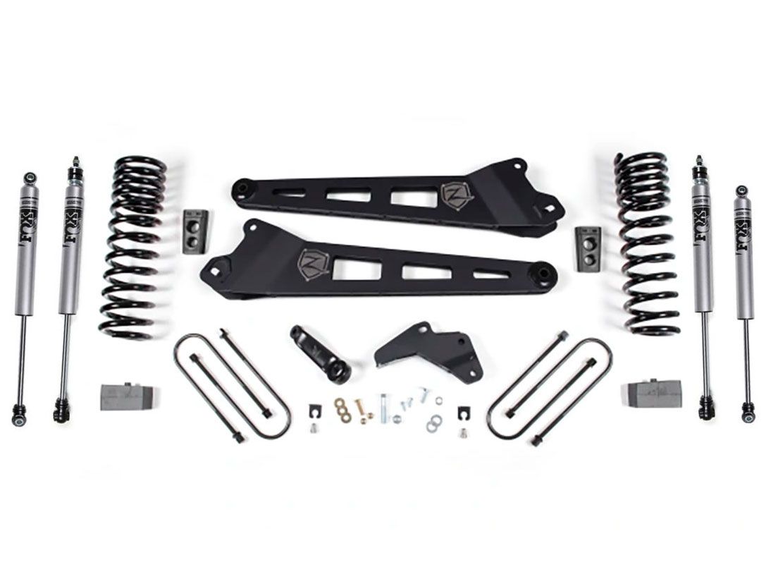 4" 2013-2018 Dodge Ram 3500 4WD (w/Gas Engine) Radius Arm Lift Kit by Zone