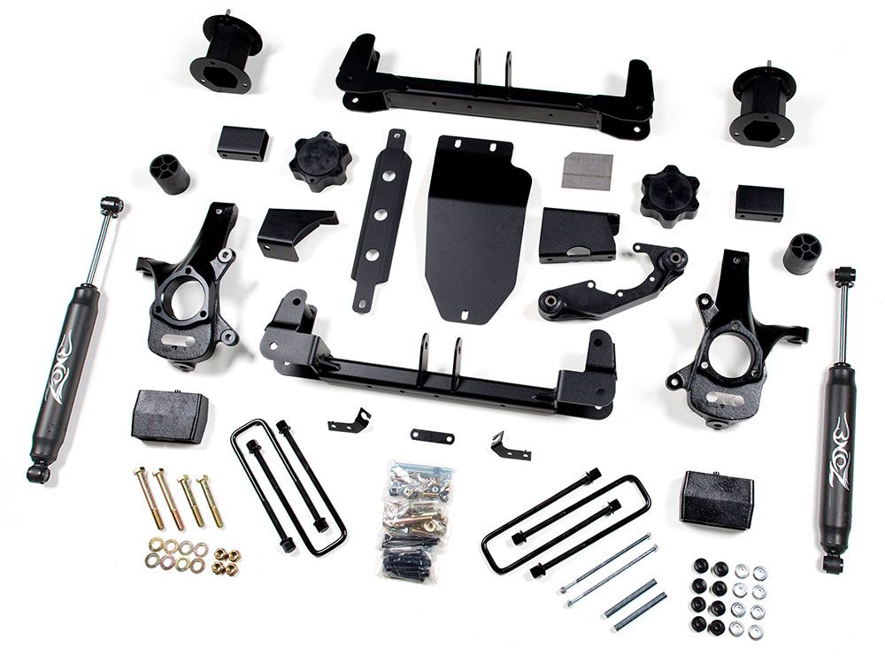 4.5" 2014-2018 Chevy Silverado 1500 4WD (w/aluminum or stamped steel factory arms) Lift Kit by Zone