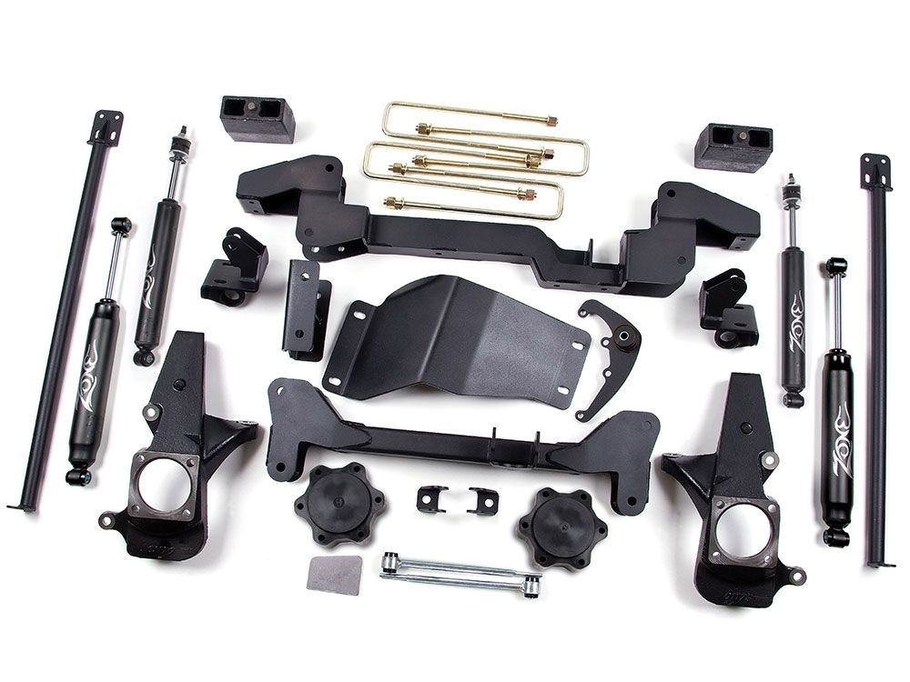 6" 2001-2006 Chevy Silverado 1500HD 4WD IFS Lift Kit by Zone