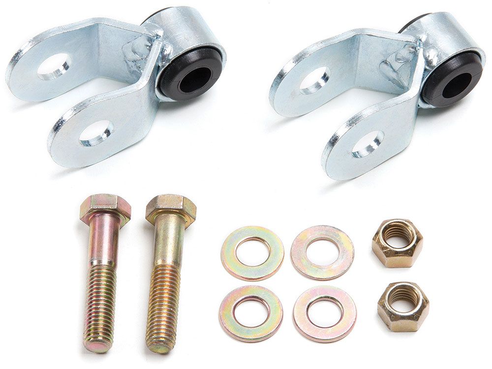 Pickup 1/2 ton 1973-1987 Chevy/GMC w/ 2-6" Lift 4WD - Front Sway Bar Shackle Link Kit by Zone