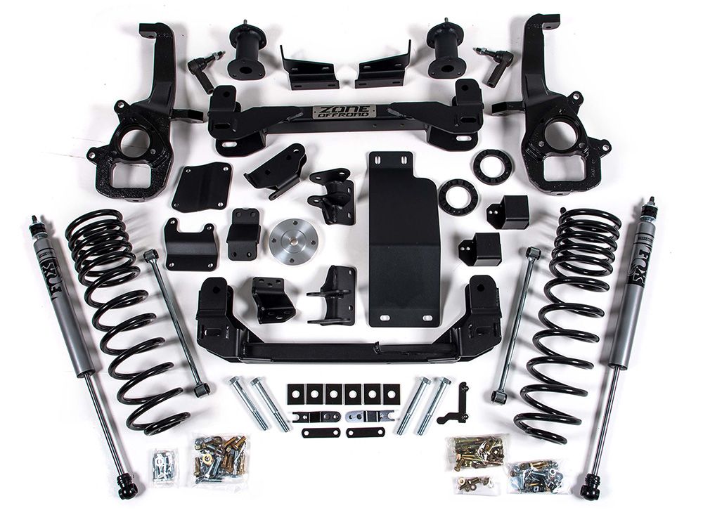 6" 2019-2024 Dodge Ram 1500 & Rebel 4wd (w/o air ride suspension) Lift Kit by Zone