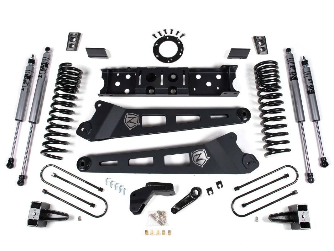 4.5" 2019-2023 Dodge Ram 3500 (w/Diesel Engine) 4WD Radius Arm Lift Kit by Zone