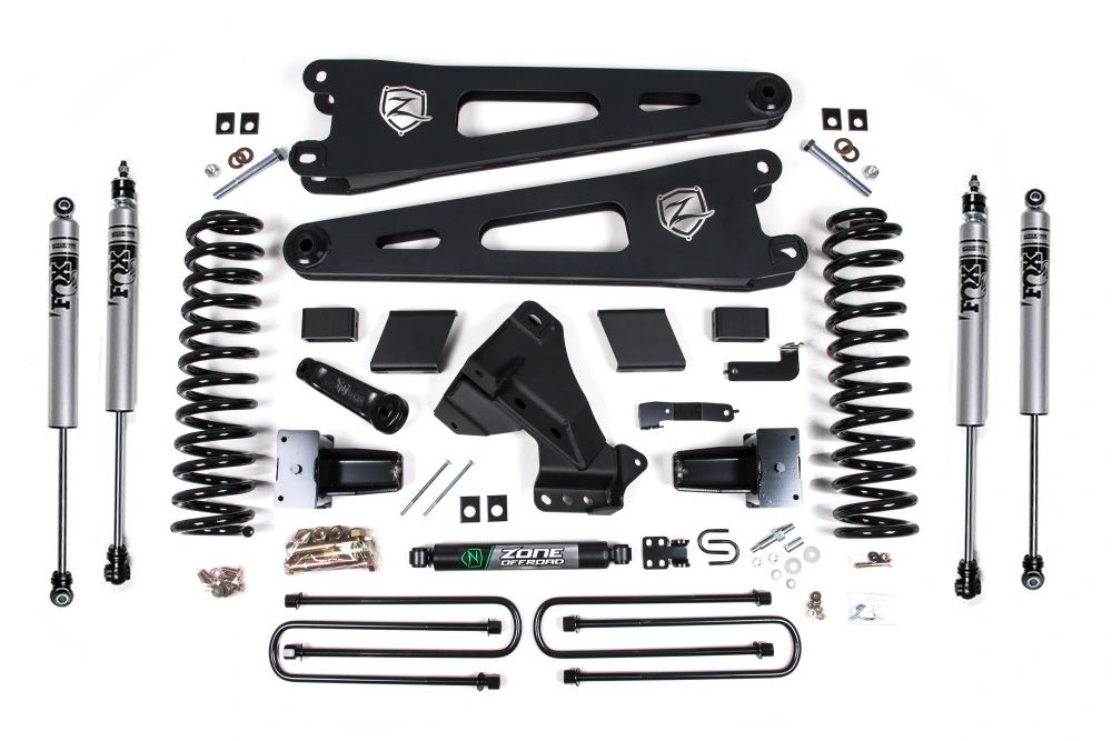 4" 2020-2022 Ford F250/F350 4wd Radius Arm Lift Kit by Zone