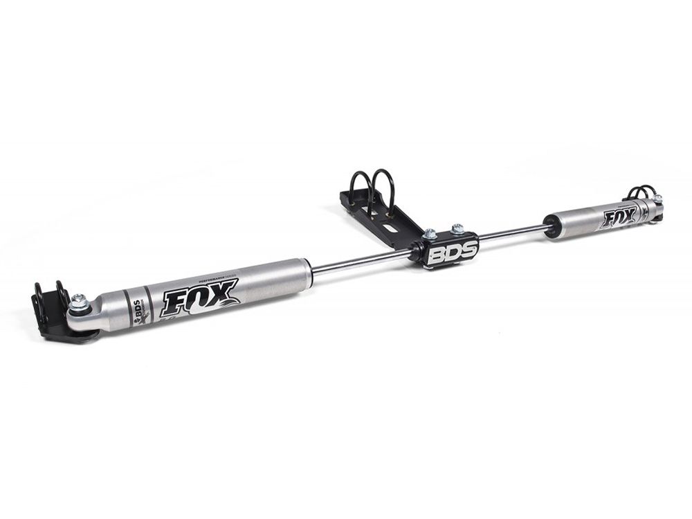 Jeep Wrangler JK Fox Dual Steering Stabilizer 2007-2018 55378 | Jack-It Jeep Wrangler JK Fox Dual Steering Stabilizer 2007-2018 55378 | Jack-It